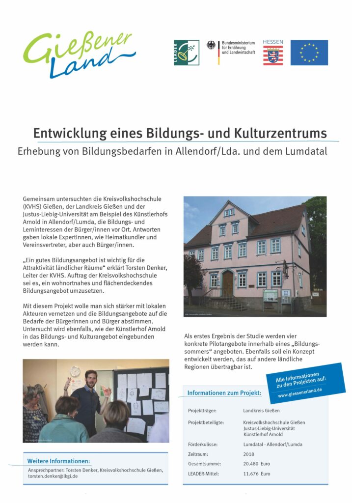 Projektposter: Allendorf Bikuz – Region GießenerLand e.V.