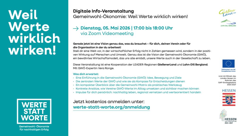 Mehr über den Artikel erfahren Gemeinwohl trifft Vereine – Gesellschaft im Wandel