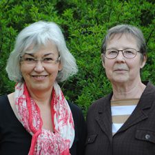 Zwei ältere Damen Portrait